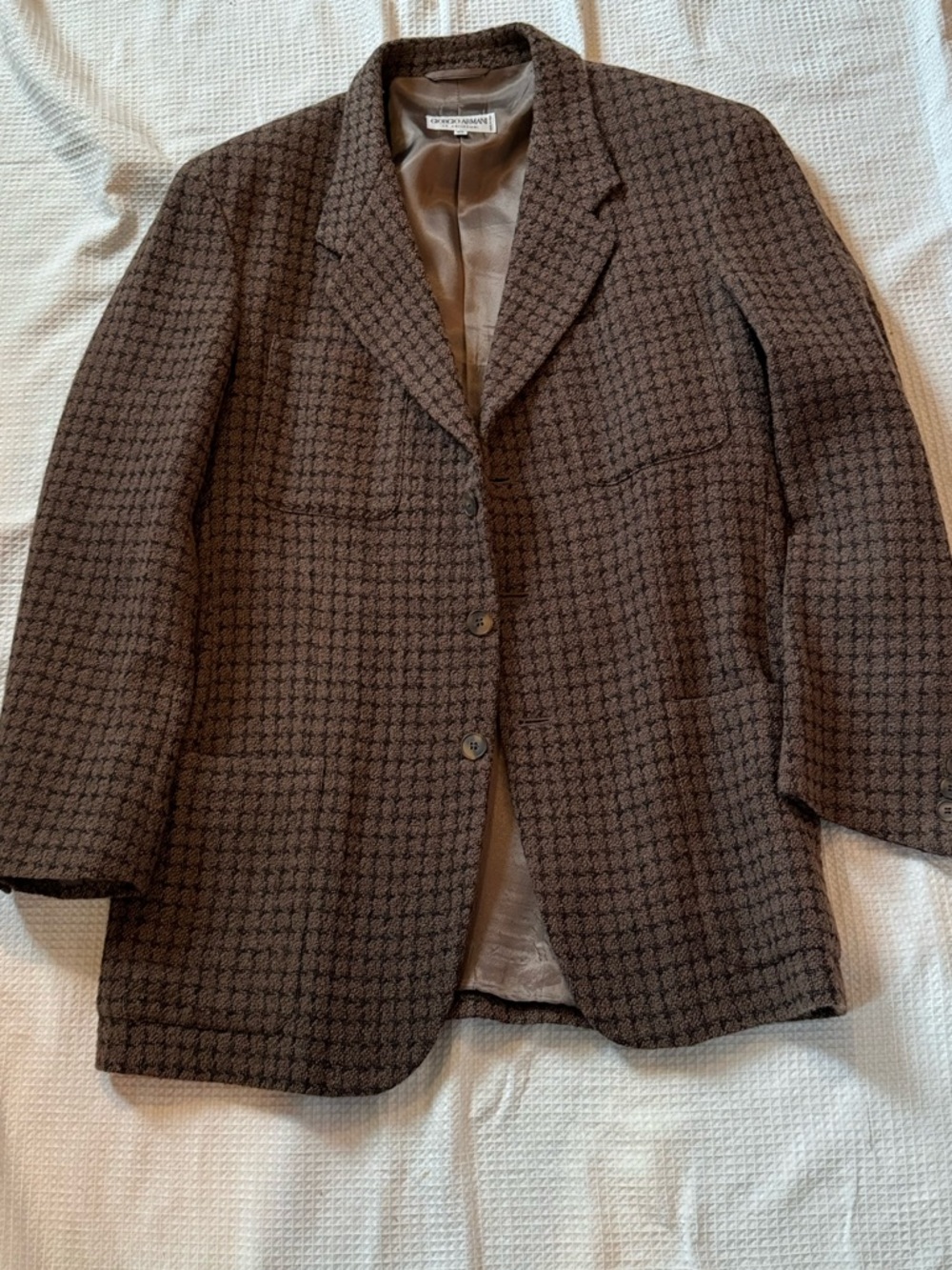 Giorgio Armani vintage Brown Blazer made in Italy 40 r (41)